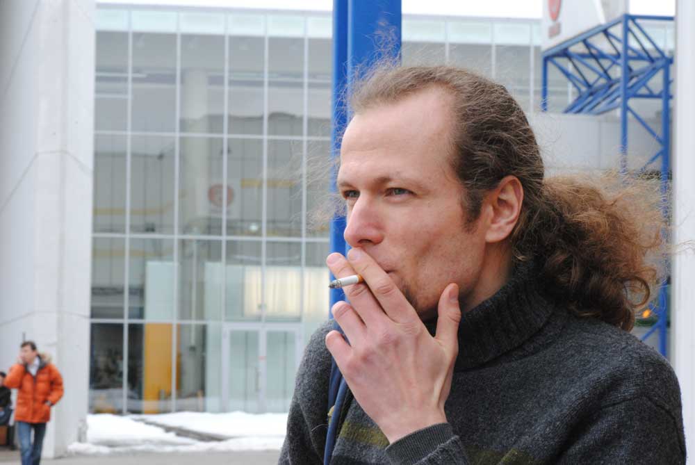 Marius Burokas Vilniaus knygų mugėje 2012. Benedikto Januševičiaus nuotrauka