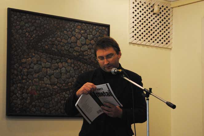 Donatas Petrošius Vilniaus mokytojų namuose. Benedikto Januševičiaus nuotrauka